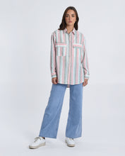 Load image into Gallery viewer, Pink Clemence Stripe Button Shirt