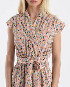 Celeste Coral Print Dress