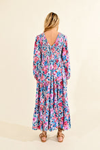 Load image into Gallery viewer, Clara Floral Purple Maxi Dress