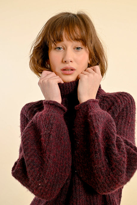 Pinot Burgundy Sweater