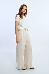 Lili Linen Beige Pant