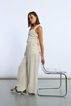 Load image into Gallery viewer, Linen Beige Vest Top