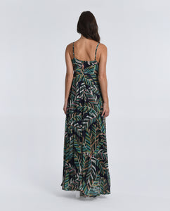Green Aloha Maxi Dress