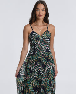 Green Aloha Maxi Dress