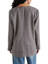 Load image into Gallery viewer, Rowina Plaid Boyfriend Blazer