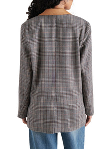 Rowina Plaid Boyfriend Blazer