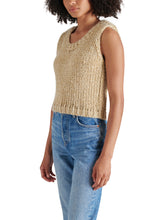 Load image into Gallery viewer, Eleny Gold Sweater Vest