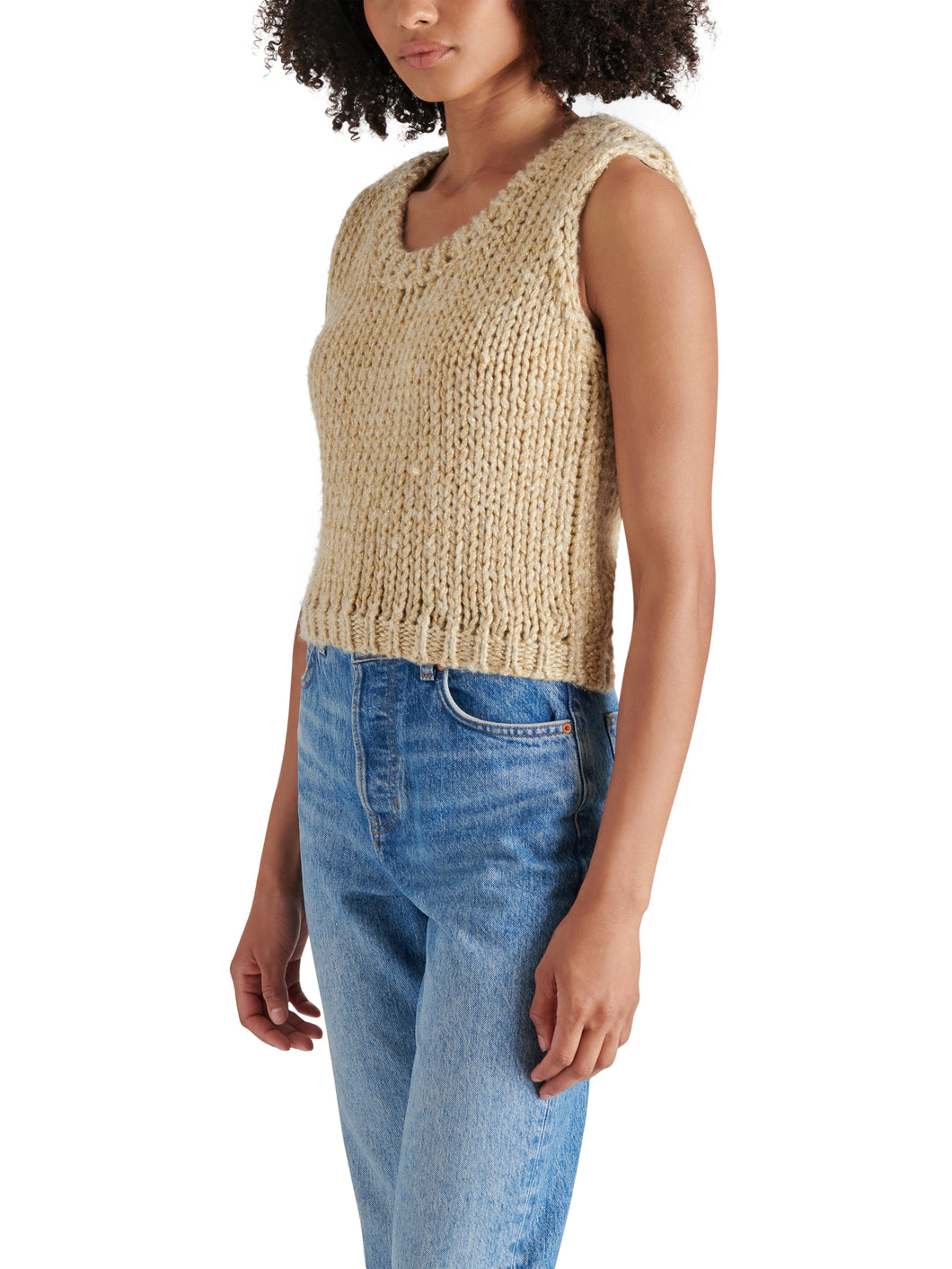 Eleny Gold Sweater Vest