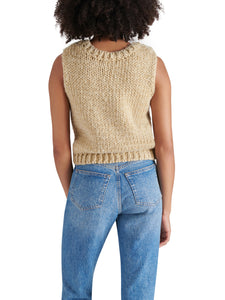 Eleny Gold Sweater Vest