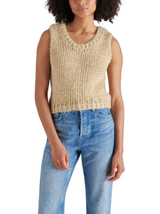 Eleny Gold Sweater Vest