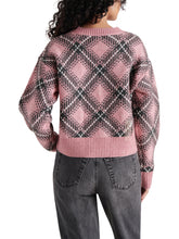 Load image into Gallery viewer, Becka Mauve Argyle Sweater