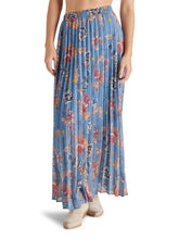 Load image into Gallery viewer, Coppola Blue Floral Maxi Skirt