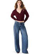 Load image into Gallery viewer, Lauryn Wine Cardigan
