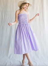 Load image into Gallery viewer, Dream Lavender Smocked Dress