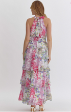Load image into Gallery viewer, Coquette Floral Tiered Maxi Dress