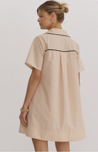 Load image into Gallery viewer, Neutral Collar Shirt Dress