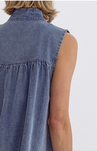 Load image into Gallery viewer, Denim Bow Dress