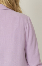 Load image into Gallery viewer, Lavender Scrunch Sleeve Blazer