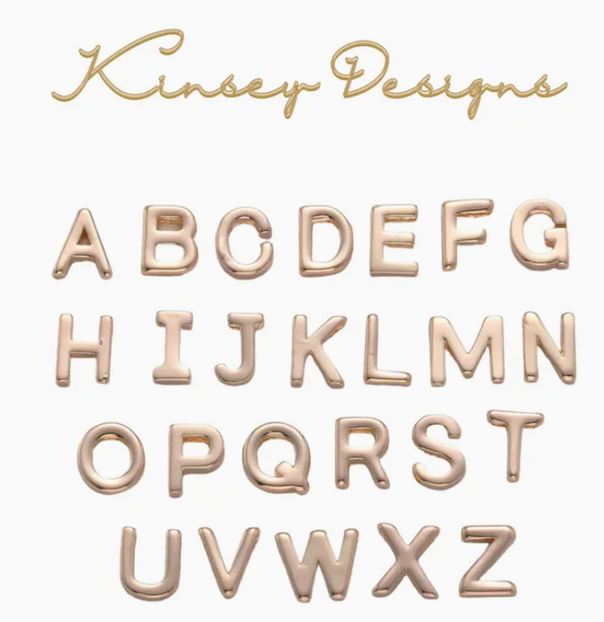 Kinsey Initial Charms