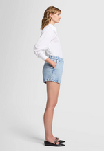 Load image into Gallery viewer, Seven For All Mankind Pleated Denim Shorts