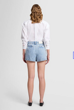Load image into Gallery viewer, Seven For All Mankind Pleated Denim Shorts