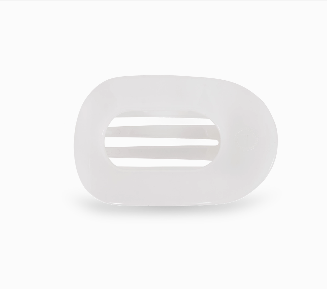 Coconut White Medium Flat Clip