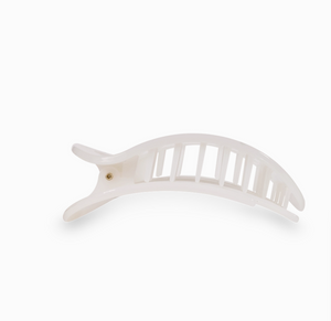 Coconut White Medium Flat Clip