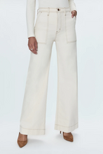 Load image into Gallery viewer, Pistola Penny Ecru Utility Wide Leg Jeans