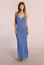 Load image into Gallery viewer, Bora Bora Blue Crochet Dress