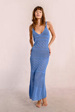 Load image into Gallery viewer, Bora Bora Blue Crochet Dress