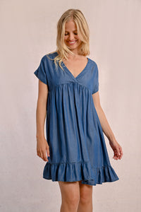 Chambray Denim Dress