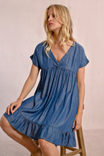 Load image into Gallery viewer, Chambray Denim Dress
