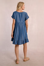 Load image into Gallery viewer, Chambray Denim Dress