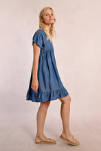 Load image into Gallery viewer, Chambray Denim Dress