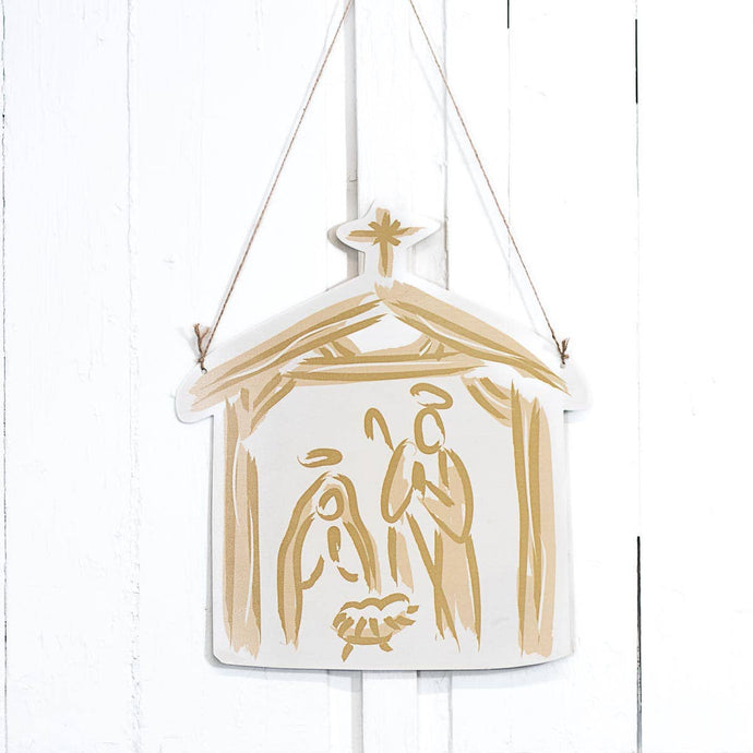 Nativity Door Hanger