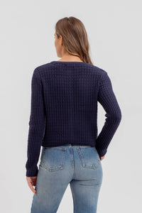 Nantucket Navy Cardigan