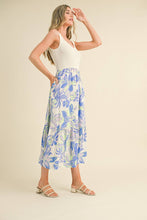 Load image into Gallery viewer, Sunny Floral Mixed Media Midi Dress