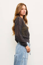 Load image into Gallery viewer, Cream Crochet Zip Up Cardigan