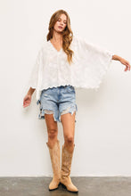 Load image into Gallery viewer, Joplin White Embroidered Tunic Top