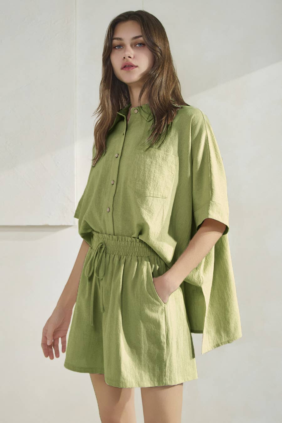 Martini Green Shorts