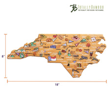 Load image into Gallery viewer, North Carolina Cutting Board with Artwork by Fish Kiss™