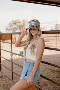 Country & Western Camo Trucker Hat