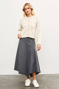 Charlotte Classic Ivory Cardigan