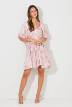 Load image into Gallery viewer, Demure Pastel Pink Floral Dress