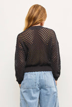 Load image into Gallery viewer, Cream Crochet Zip Up Cardigan