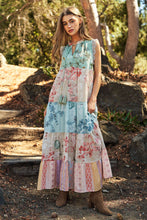 Load image into Gallery viewer, Florence Lace Floral Mix Maxi Dress