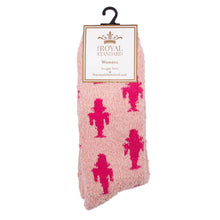 Load image into Gallery viewer, Nutcracker Pink Snuggle Socks