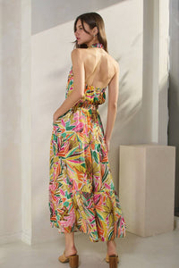 Cozumel Tropical Maxi Dress