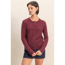 Load image into Gallery viewer, Cream Crew Neck Cardigan
