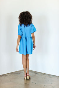 Cecila French Blue Dress